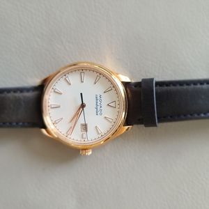 MOVADO Heritage Gold with White Dial Ladies Watch 3650034